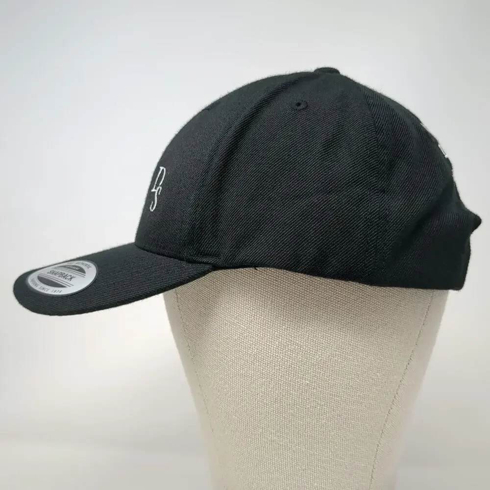 Yupoong Snapback Hat Black OSFM Embroidered DS Dirty Little Secret Acrylic Wool